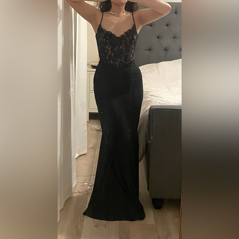 HOUSE OF CB CARA CORSET ILLUSION LACE UNDERWIRE COCKTAIL DRESS